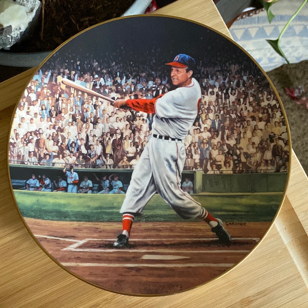 Vintage Baseball Plate